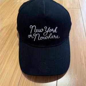 New York or Nowhere black SnapBack hat